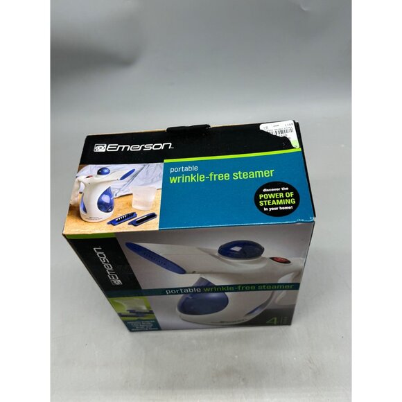 Emerson Portable Wrinkle-Free Steamer 4-Piece Set Snap-On Lint Remover READ NEW - Picture 7 of 9